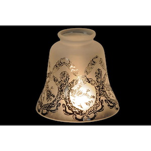 Revival - 4.75 Inch Wreath and Garland Glass Shade - 829158