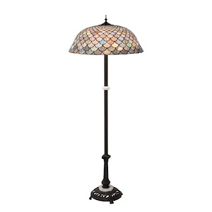 Fishscale - Three Light Floor Lamp