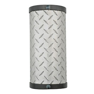 Diamond Turbine - 2 Light Wall Sconce-12 Inches Tall and 5.5 Inches Wide - 1348874