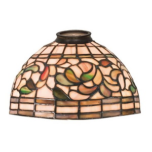 8 Inch Wide Tiffany Turning Leaf Shade - 823487