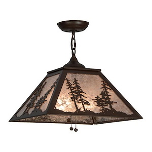 Tall Pines - 2 Light Pendant-15.5 Inches Tall and 22 Inches Wide - 1348964