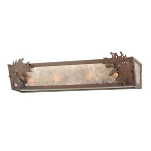 Oak Leaf & Acorn - 4 Light Bath Vanity-4.5 Inches Tall and 24 Inches Wide - 1348993