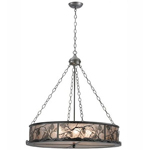 Whispering Pines - 4 Light Inverted Pendant-36 Inches Tall and 30 Inches Wide - 1349099