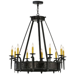 Costello - 10 Light Chandelier-41 Inches Tall and 35 Inches Wide - 1349195