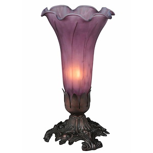 Lavender Pond Lily - 1 Light Accent Lamp
