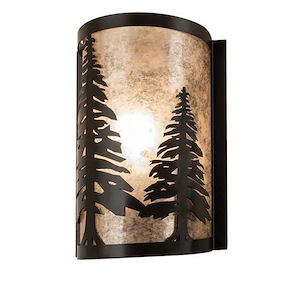 Tall Pines - 1 Light Wall Sconce-12 Inches Tall and 8 Inches Wide - 1349334