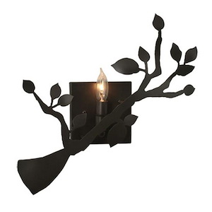 Oak Branch - 1 Light Wall Sconce-14 Inches Tall and 14.5 Inches Wide - 1349353