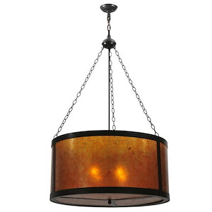 Smythe Craftsman - 4 Light Inverted Pendant-54 Inches Tall and 32 Inches Wide - 1349460