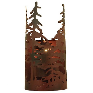 Tall Pines - 1 Light Wall Sconce-11.25 Inches Tall and 5.5 Inches Wide - 1349711