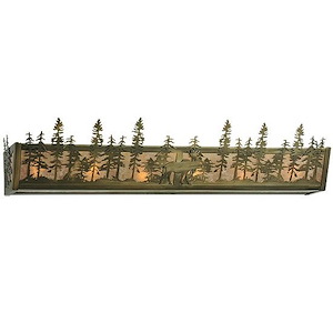 Moose at Dusk - 6 Light Bath Vanity-7 Inches Tall and 7 Inches Wide - 1349745