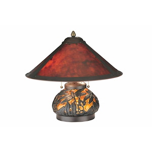 16 Inch High Sutter Lighted Base Table Lamp - 445004