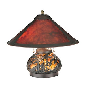 16 Inch High Sutter Lighted Base Table Lamp - 445004