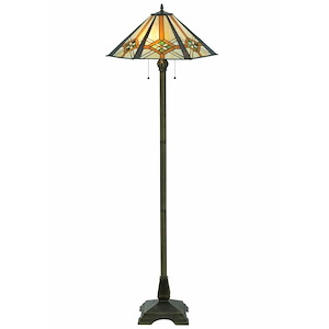 61 Inch H Crosshairs Mission Floor Lamp - 445002