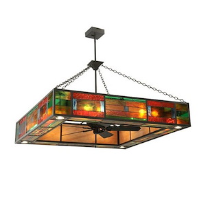 Hausman Mission - 16 Light Fandelier-68 Inches Tall and 85 Inches Wide - 1350271