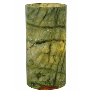 4 Inch W Cylindre Green Jadestone Shade - 825606