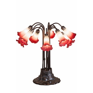 Pond Lily - 22 Inch Ten Light Table Lamp