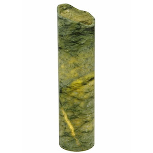 4 Inch W Cylindre Green Jadestone Shade