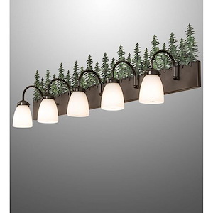 Tall Pines - 5 Light Bath Vanity-12.75 Inches Tall and 48 Inches Wide - 1350426