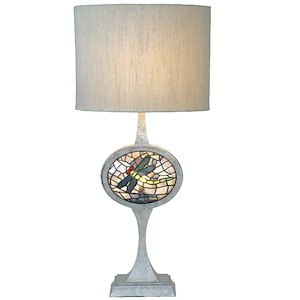Cameo Dragonfly - 2 Light Lighted Base Table Lamp