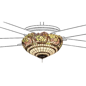 Handel Grapevine - 3 Light Fan Light Kit
