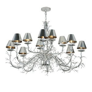 Twigs - 12 Light Chandelier-40 Inches Tall and 48 Inches Wide - 1350606