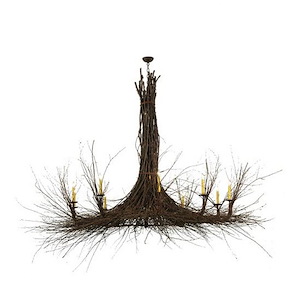 Twigs - 10 Light Chandelier-83 Inches Tall and 100 Inches Wide - 1350616