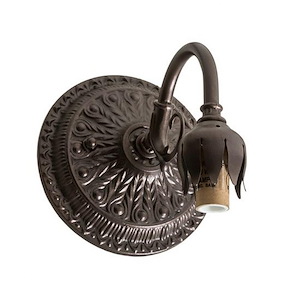 One Light Wall Sconce Base with R Fitter