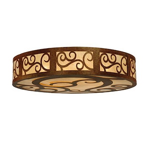 Dean - 12 Light Flush Mount-12 Inches Tall and 60 Inches Wide - 1350654