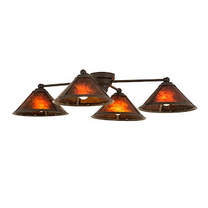 Sutter - 4 Light Flush Mount-7 Inches Tall and 30 Inches Wide - 1350772