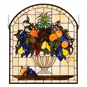 Fruitbowl - 25 X 29 Inch Stained Glass Window