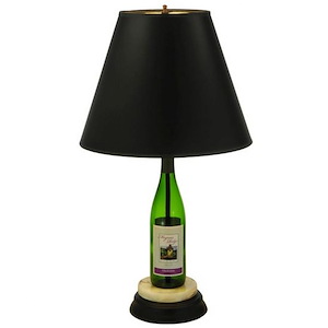 Personalized - 1 Light Wine Bottle Table Lamp-25.5 Inches Tall and 14 Inches Wide - 1350997