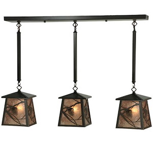Whispering Pines - 3 Light Island Pendant-27.25 Inches Tall and 7 Inches Wide - 1351013