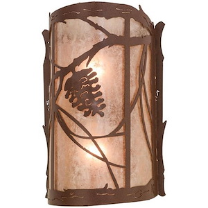 Whispering Pines - 2 Light Wall Sconce-14.5 Inches Tall and 10 Inches Wide - 1351129