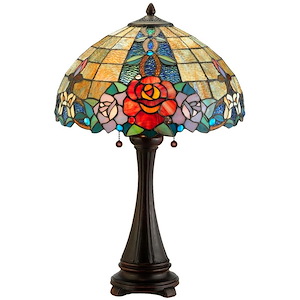 25 Inch H Rose Vine Table Lamp