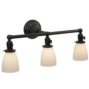 23.5 Inch W Revival Chelsea 3 LT Paddle Socket Wall Sconce