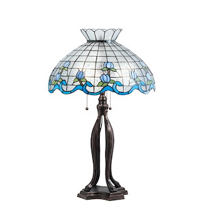 31 Inch High Roseborder Table Lamp - 1209167