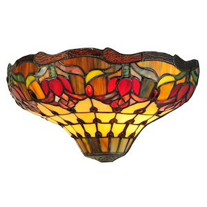 14 Inch W Colonial Tulip Wall Sconce