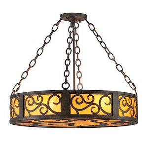 Dean - 3 Light Inverted Pendant-20 Inches Tall and 24 Inches Wide - 1351597