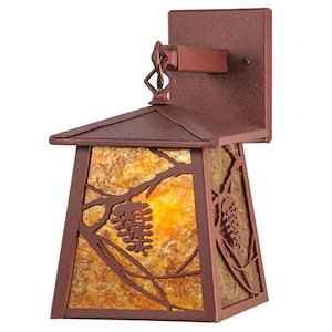 Whispering Pines - 1 Light Wall Sconce-12.5 Inches Tall and 7 Inches Wide - 1351721