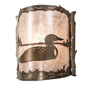 Loon - 1 Light Wall Sconce-10 Inches Tall and 9 Inches Wide - 1351725