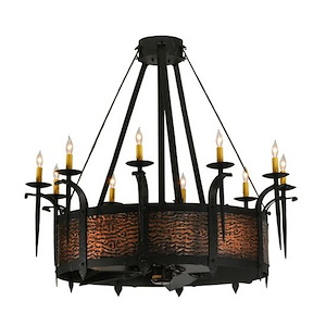 Costello - 10 Light Fandelier-39.25 Inches Tall and 43 Inches Wide - 1351827