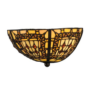 Fleur-de-lis - 2 Light Wall Sconce-5 Inches Tall and 10 Inches Wide - 1351835