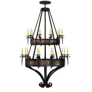 Costello - 20 Light 2-Tier Chandelier-79.5 Inches Tall and 48 Inches Wide - 1351943