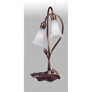 White Pond Lily - 2 Light Accent Lamp - 74784