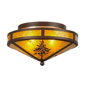 Tamarack - 2 Light Flush Mount-9 Inches Tall and 16 Inches Wide - 1352115
