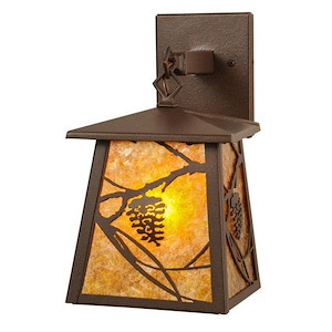 Whispering Pines - 1 Light Wall Sconce-12 Inches Tall and 7 Inches Wide - 1352117