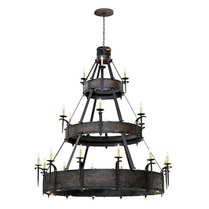 Costello - 21 Light 3-Tier Chandelier-84 Inches Tall and 72 Inches Wide - 1352141