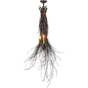 Twigs - 1 Light Pendant-60 Inches Tall and 35 Inches Wide - 1352148