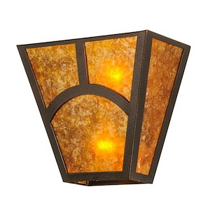Mission Hill Top - 2 Light Wall Sconce-11.5 Inches Tall and 13 Inches Wide - 1352203
