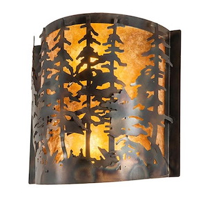 Tall Pines - 2 Light Wall Sconce-12 Inches Tall and 12 Inches Wide - 1352348